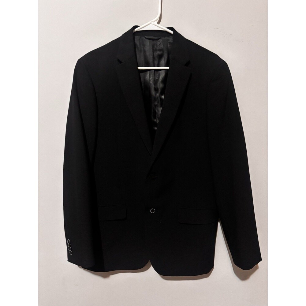 Ben Sherman Sport Coat Blazer Mens 40R Black Burge Suit Jacket EUC